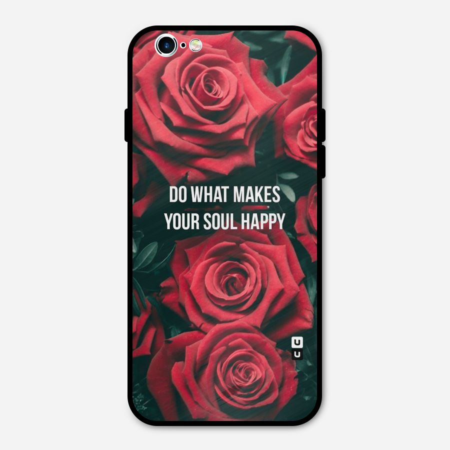 Soul Happy Metal Back Case for iPhone 6 6s
