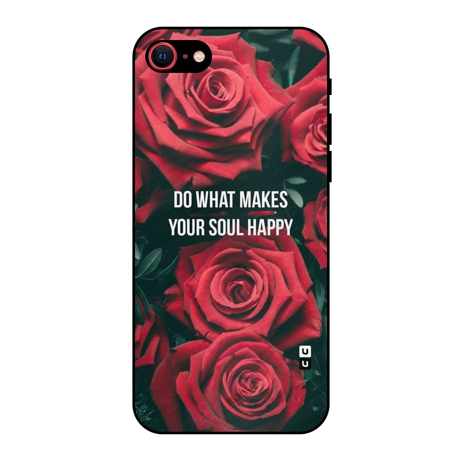 Soul Happy Metal Back Case for iPhone SE 2020