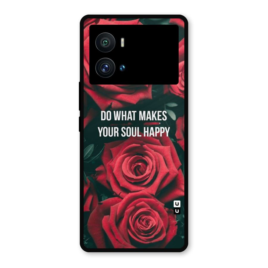 Soul Happy Metal Back Case for iQOO 9 Pro
