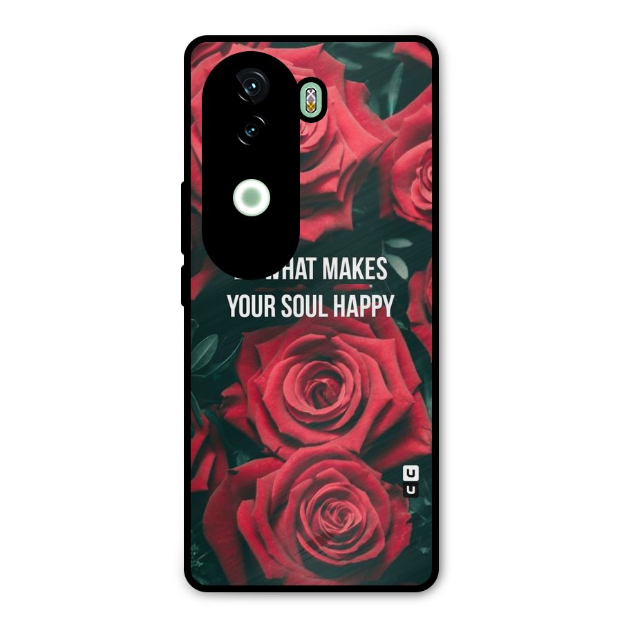 Soul Happy Metal Back Case for iQOO Z9s
