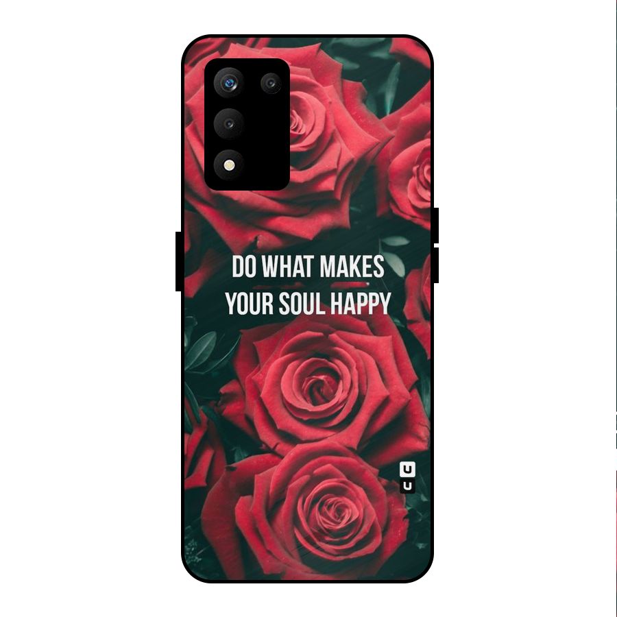 Soul Happy Metal Back Case for realme 9 5G SE