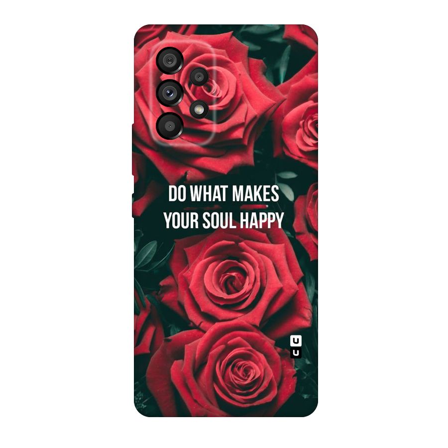 Soul Happy Original Polycarbonate Back Case for Galaxy A53 5G