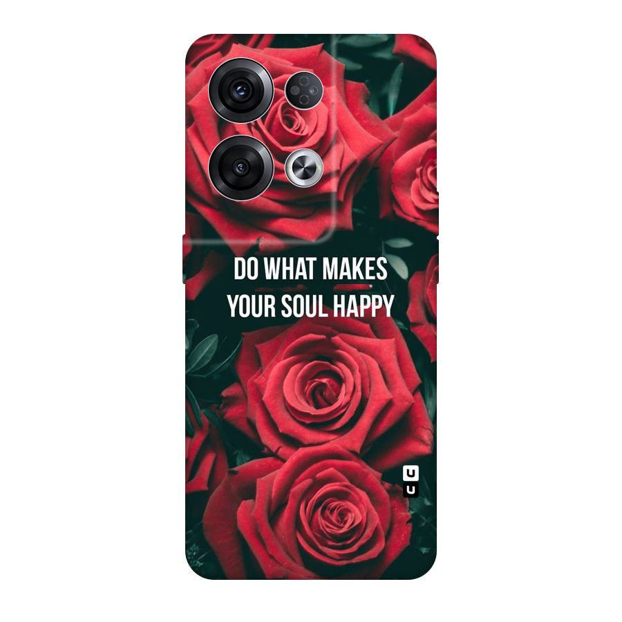Soul Happy Original Polycarbonate Back Case for Oppo Reno8 Pro 5G