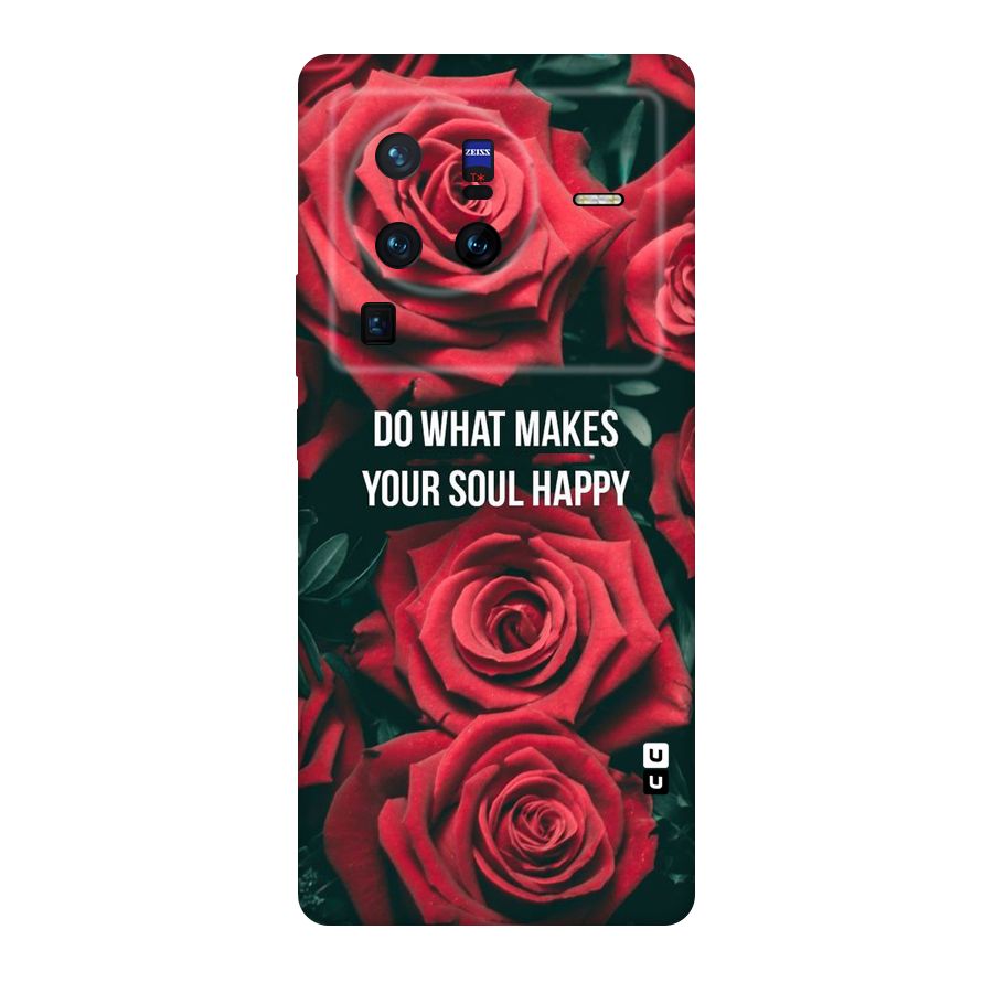 Soul Happy Original Polycarbonate Back Case for Vivo X80