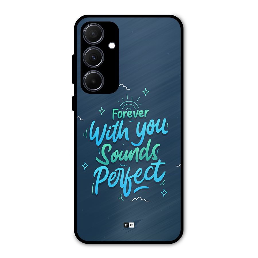 Sounds Perfect Metal Back Case for Galaxy A35
