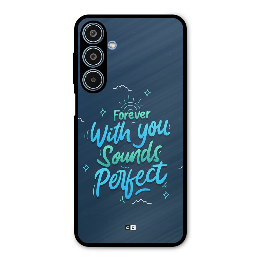 Sounds Perfect Metal Back Case for Galaxy M35