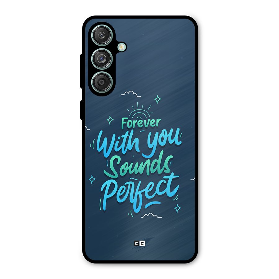 Sounds Perfect Metal Back Case for Galaxy M55 5G