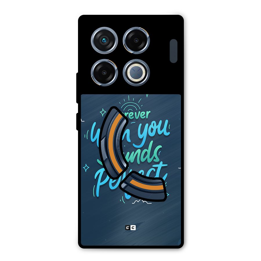 Sounds Perfect Metal Back Case for Infinix GT 20 Pro