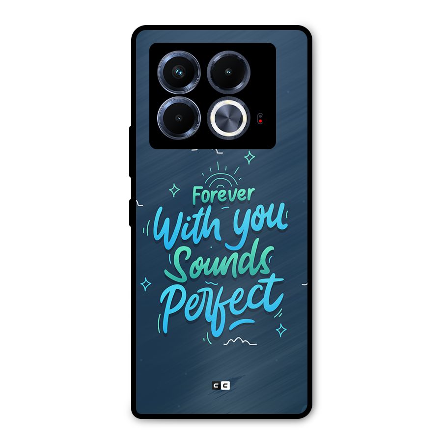 Sounds Perfect Metal Back Case for Infinix Note 40 5G