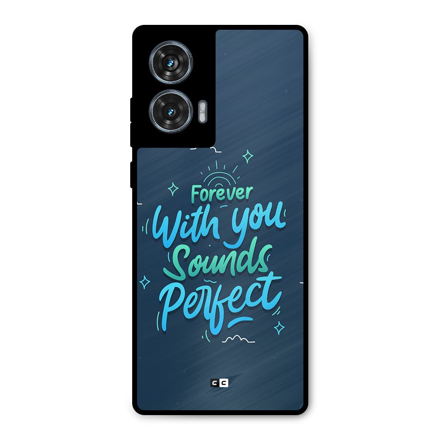 Sounds Perfect Metal Back Case for Motorola Edge 50 Fusion