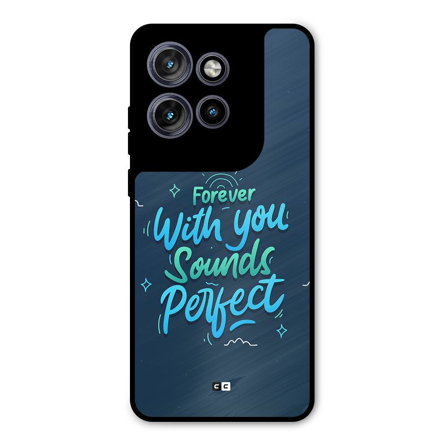 Sounds Perfect Metal Back Case for Motorola Edge 50 Neo