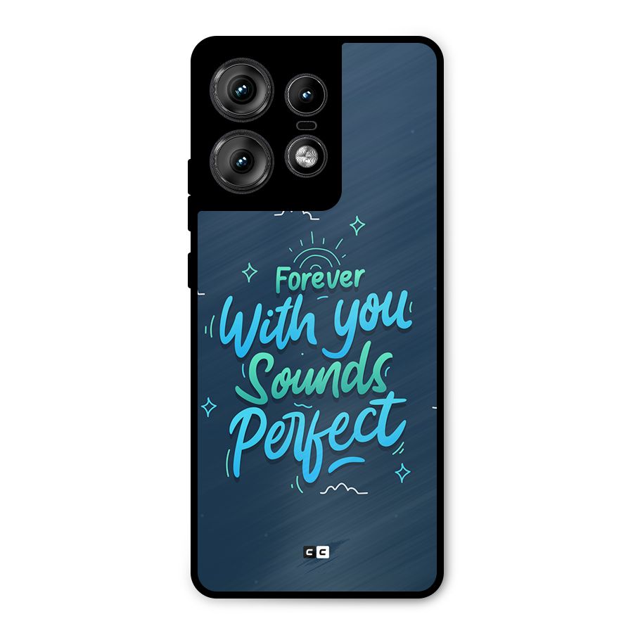 Sounds Perfect Metal Back Case for Motorola Edge 50 Pro