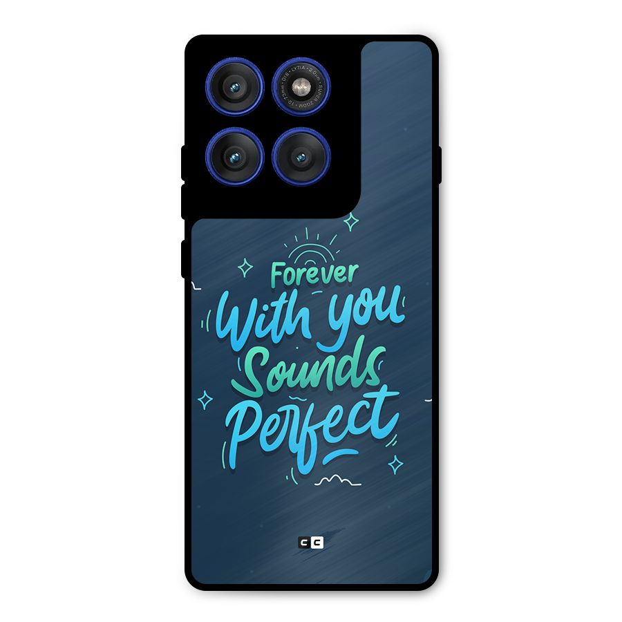 Sounds Perfect Metal Back Case for Motorola Edge 60 Pro