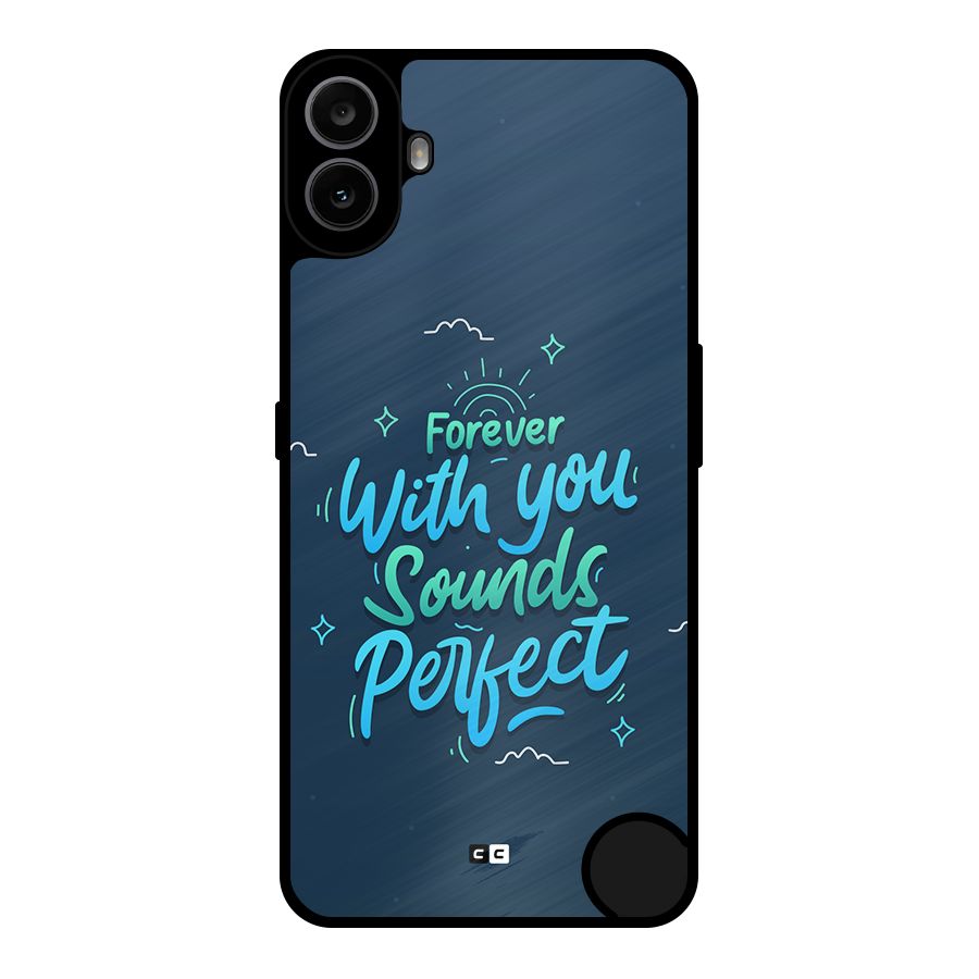Sounds Perfect Metal Back Case for Nothing CMF Phone 1