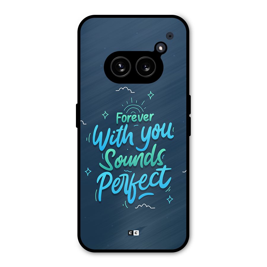Sounds Perfect Metal Back Case for Nothing Phone 2a