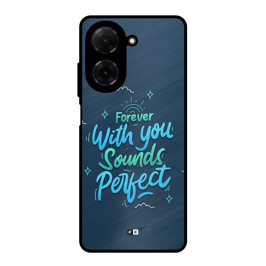 Sounds Perfect Metal Back Case for Redmi A5 4G