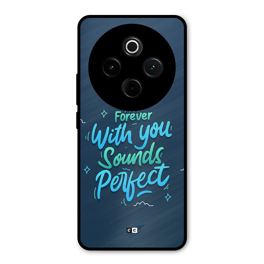 Sounds Perfect Metal Back Case for Vivo T4