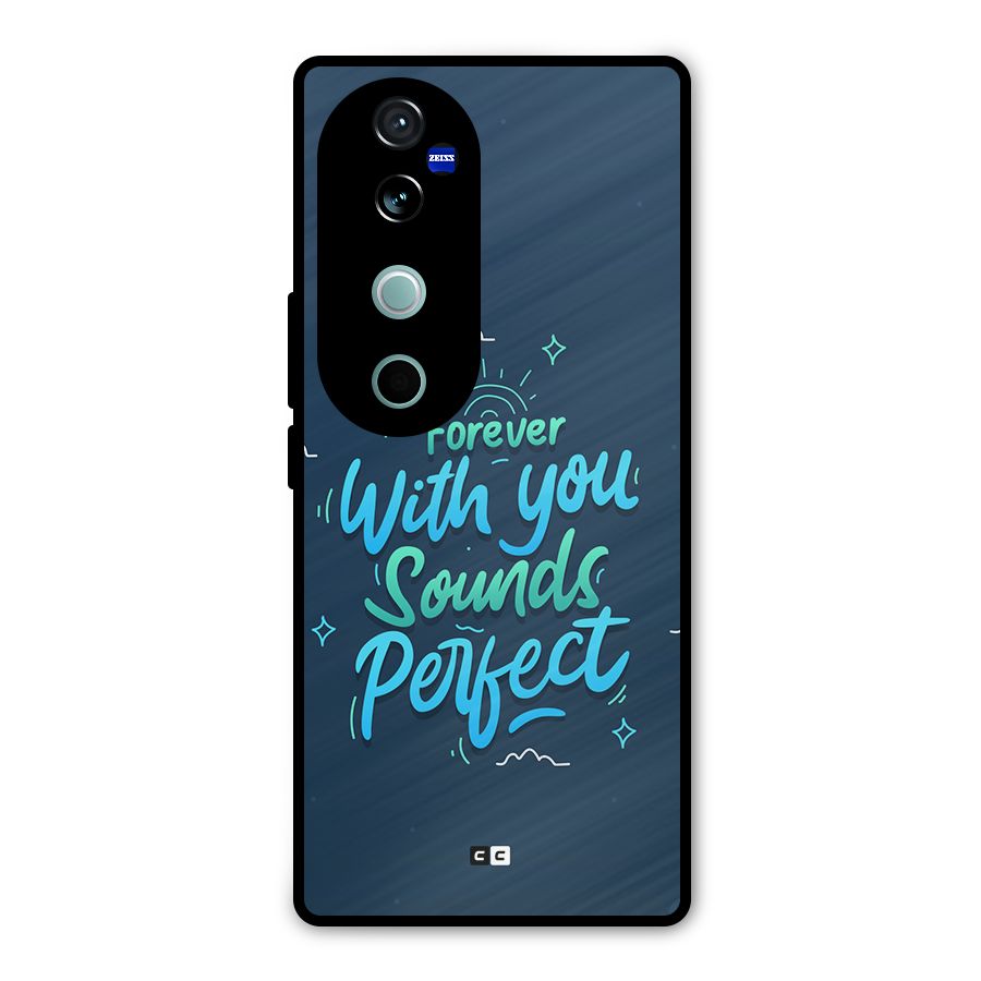 Sounds Perfect Metal Back Case for Vivo V40 Pro