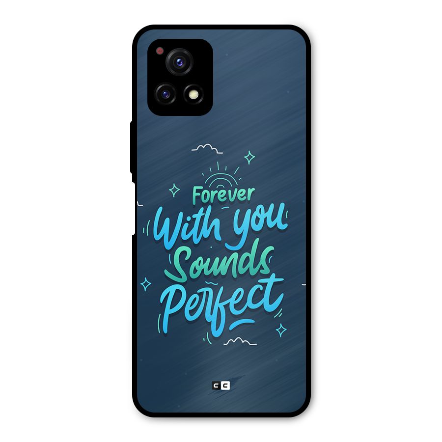 Sounds Perfect Metal Back Case for Vivo Y72 5G