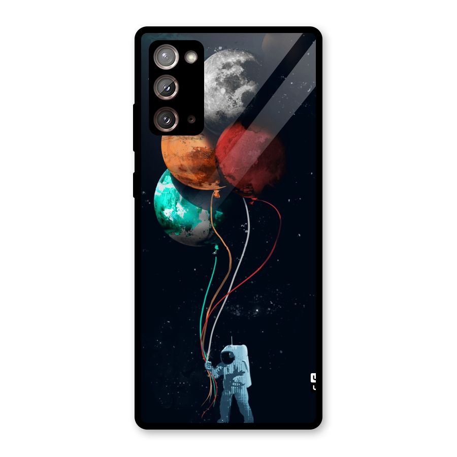 Space Balloons Glass Back Case for Galaxy Note 20