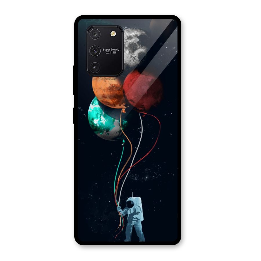 Space Balloons Glass Back Case for Galaxy S10 Lite