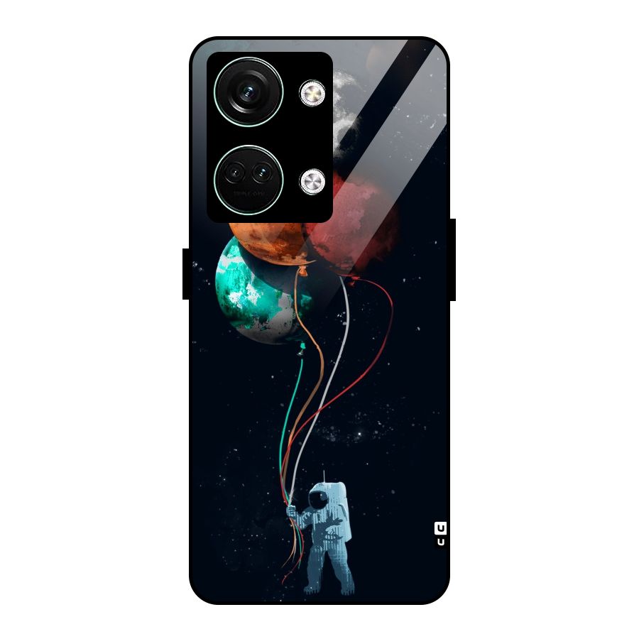 Space Balloons Glass Back Case for Oneplus Nord 3