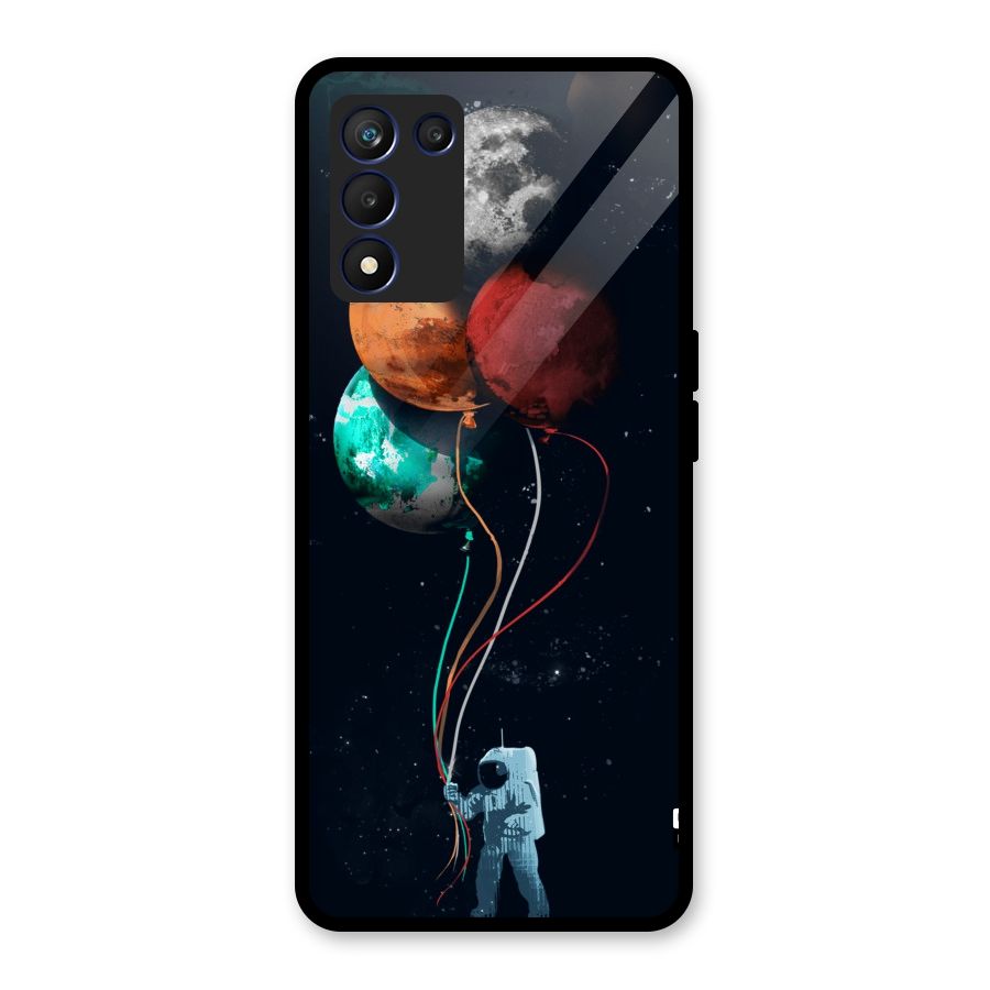 Space Balloons Glass Back Case for Realme 9 5G Speed