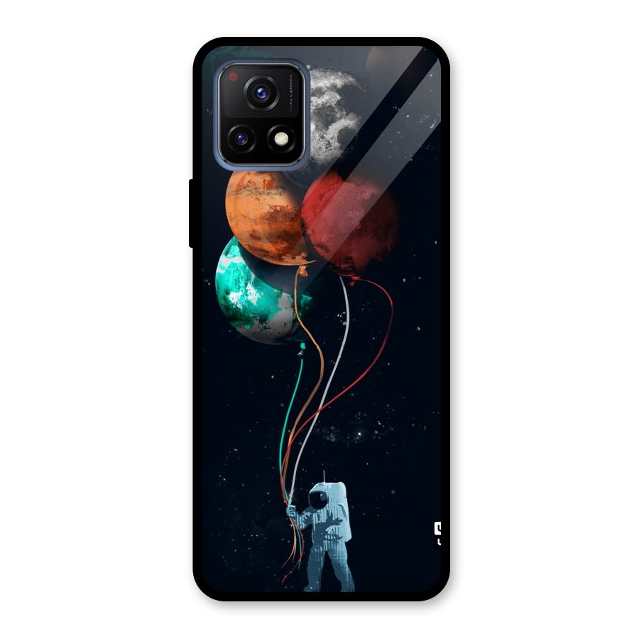Space Balloons Glass Back Case for Vivo Y72 5G
