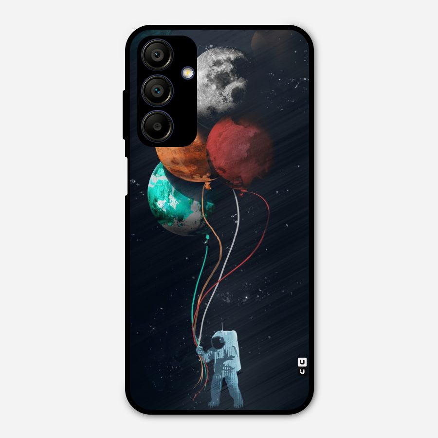 Space Balloons Metal Back Case for Galaxy A15 5G