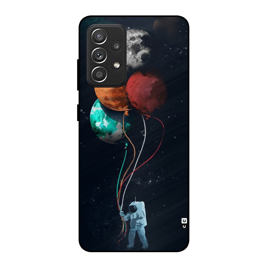 Space Balloons Metal Back Case for Galaxy A52s 5G