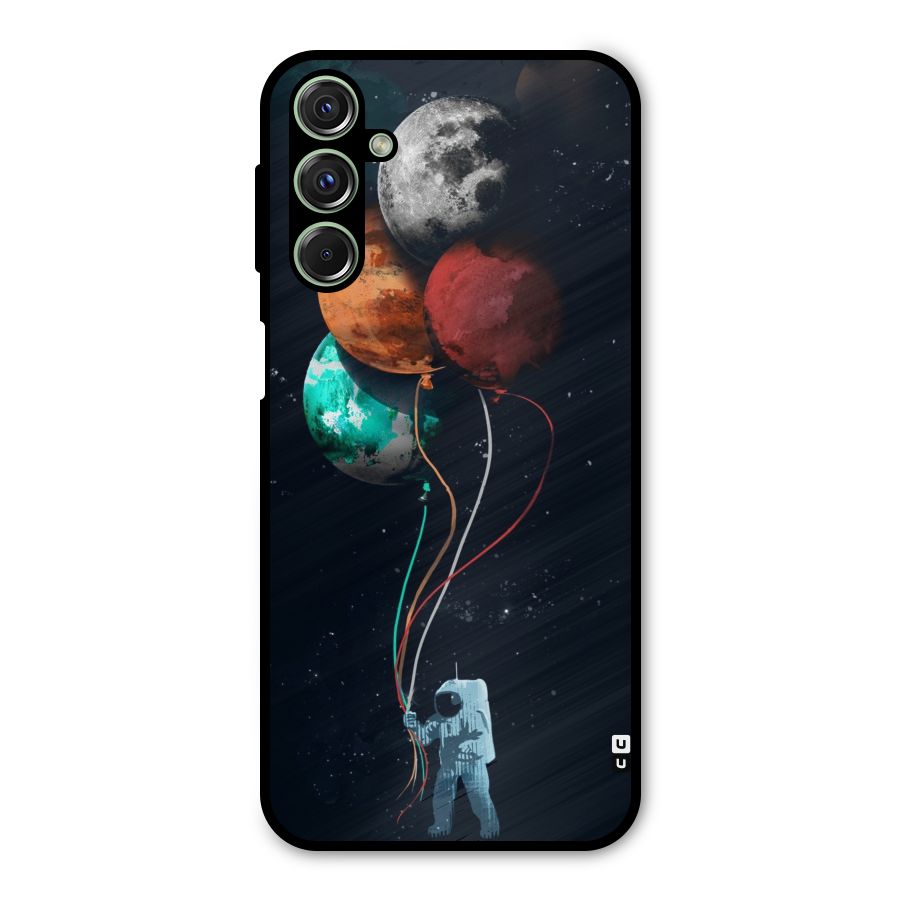 Space Balloons Metal Back Case for Galaxy F34