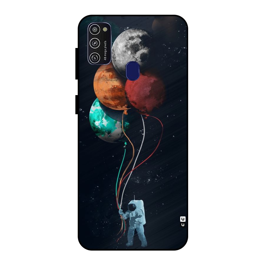 Space Balloons Metal Back Case for Galaxy M30s