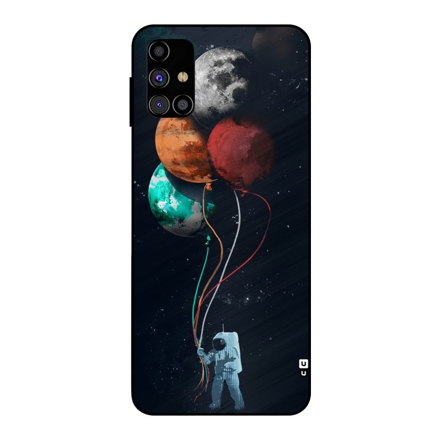 Space Balloons Metal Back Case for Galaxy M31s