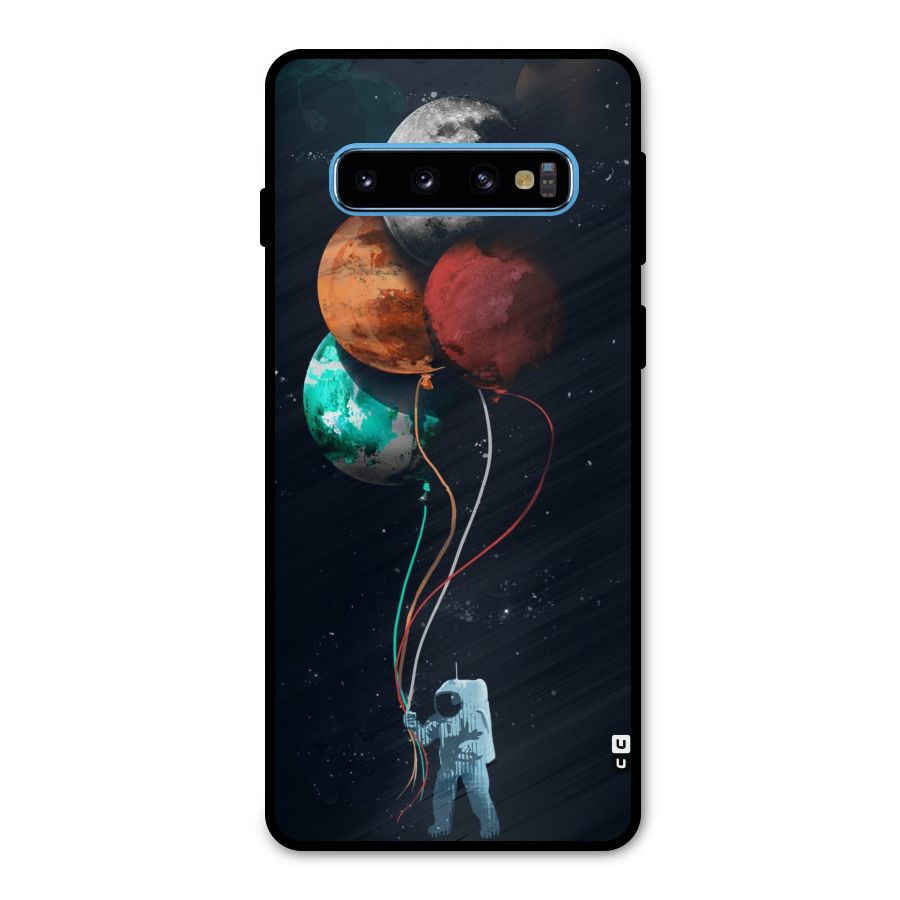 Space Balloons Metal Back Case for Galaxy S10