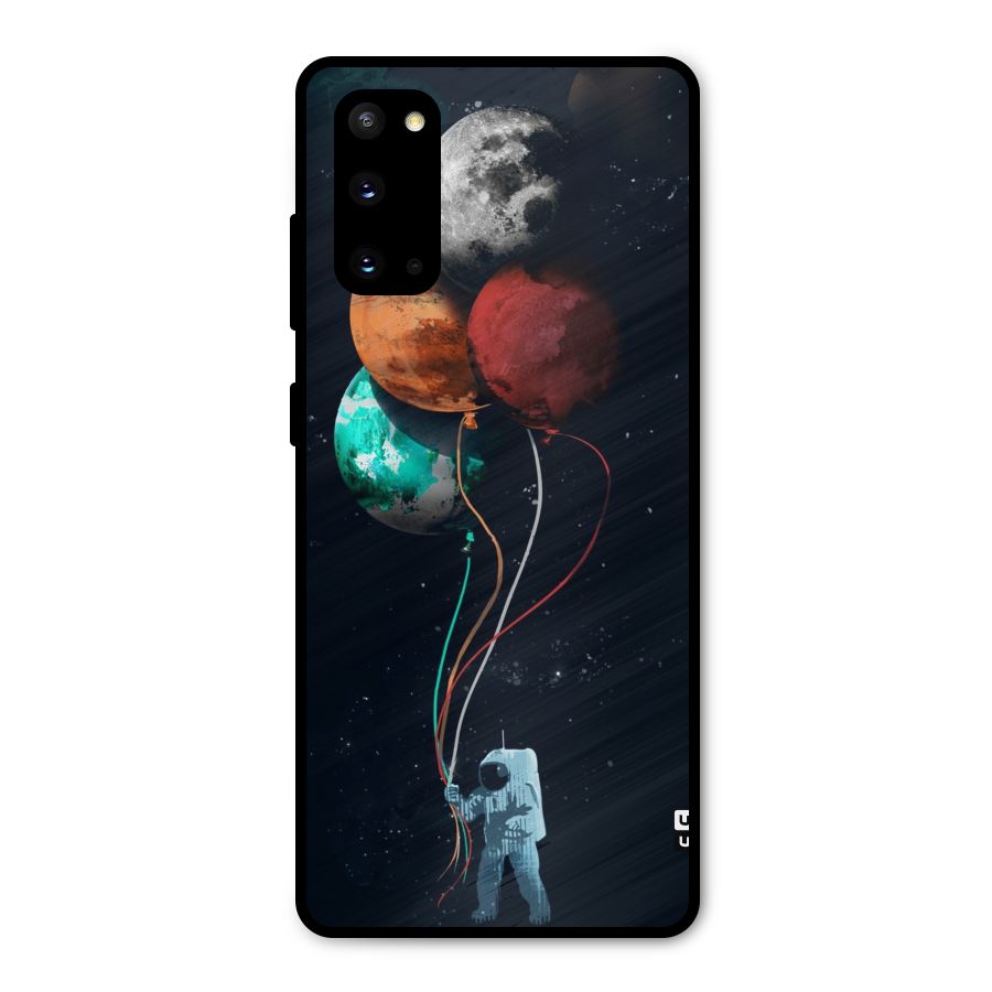 Space Balloons Metal Back Case for Galaxy S20