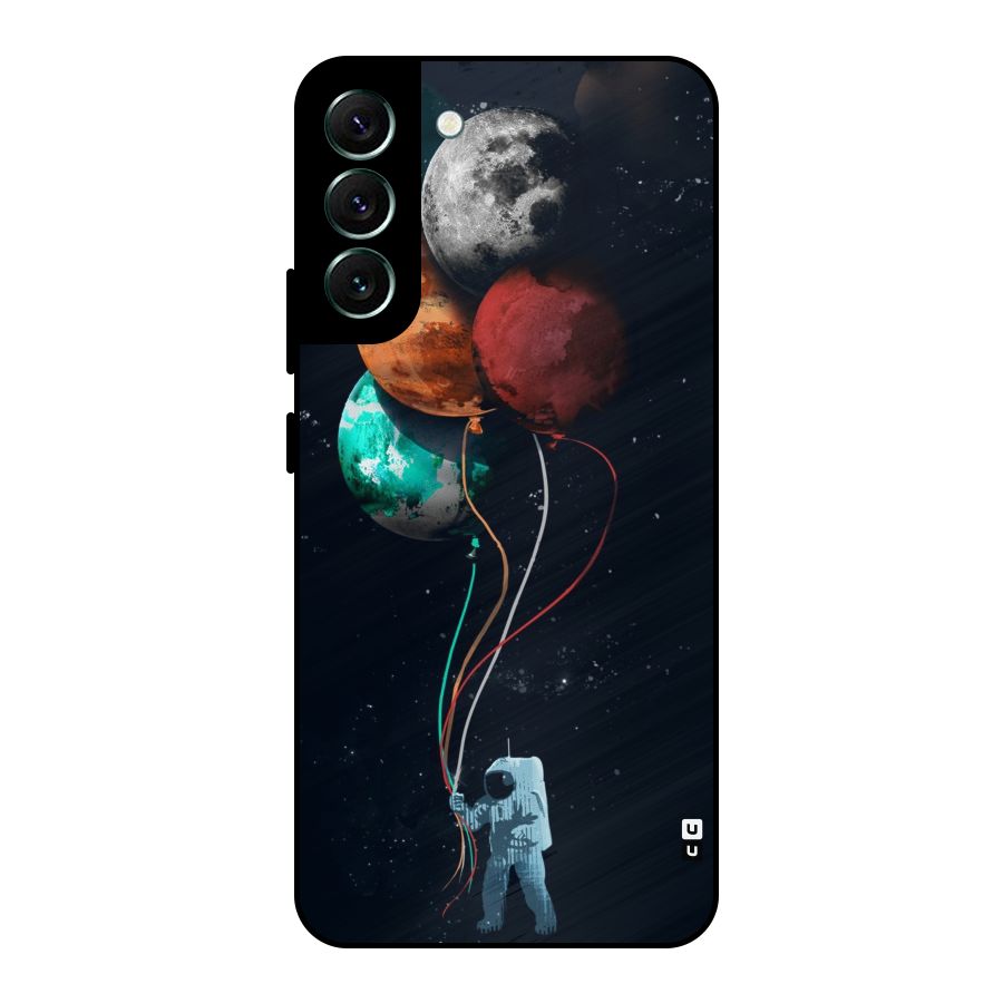 Space Balloons Metal Back Case for Galaxy S22 Plus 5G