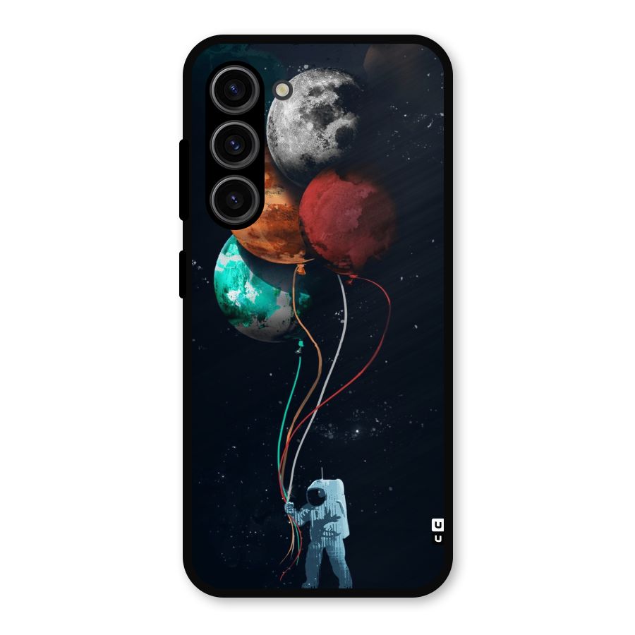 Space Balloons Metal Back Case for Galaxy S23