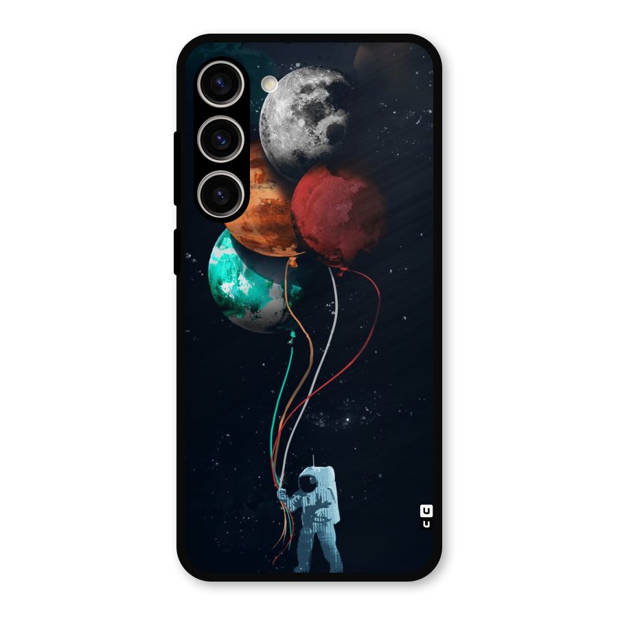 Space Balloons Metal Back Case for Galaxy S23 Plus
