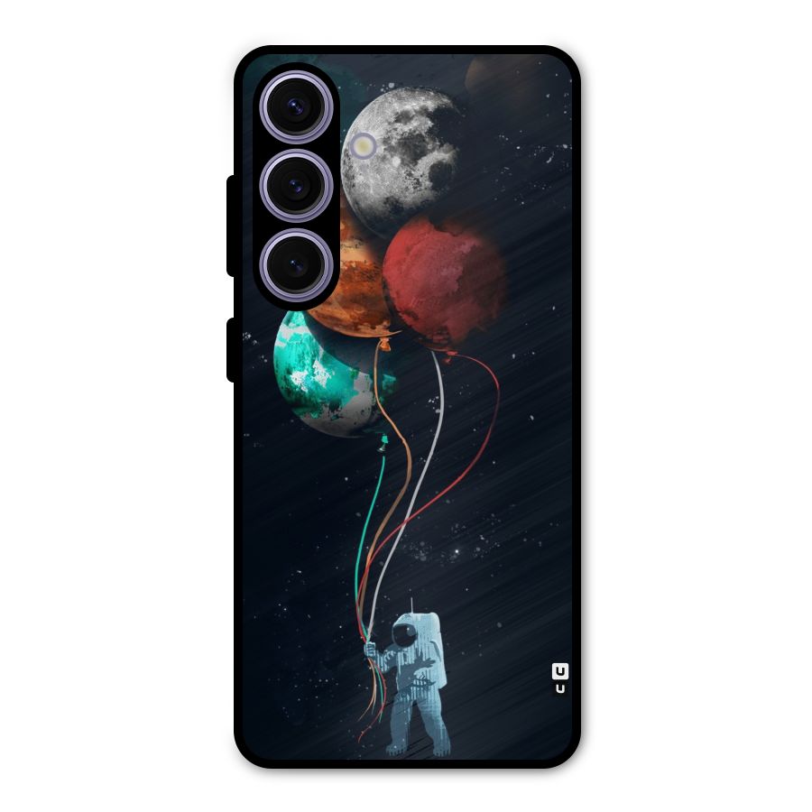 Space Balloons Metal Back Case for Galaxy S24