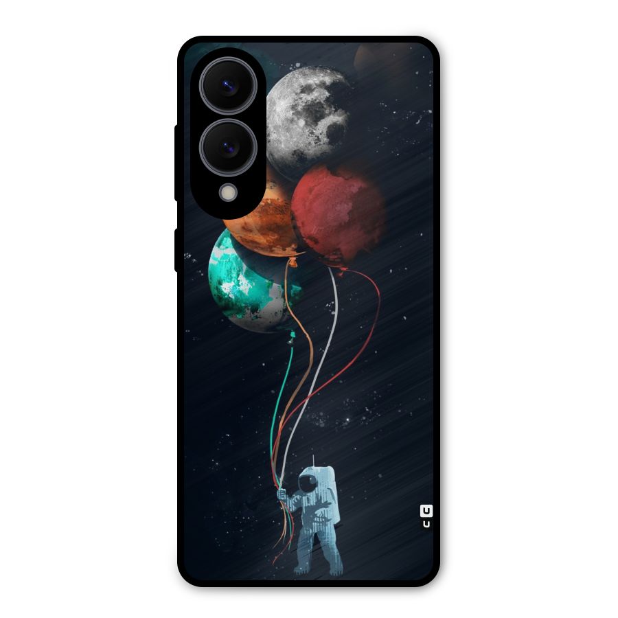 Space Balloons Metal Back Case for Galaxy S25 Edge