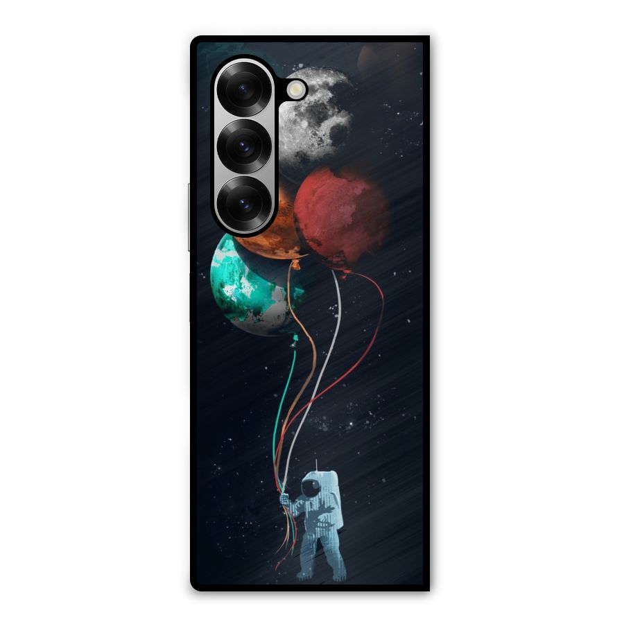 Space Balloons Metal Back Case for Galaxy Z Fold6