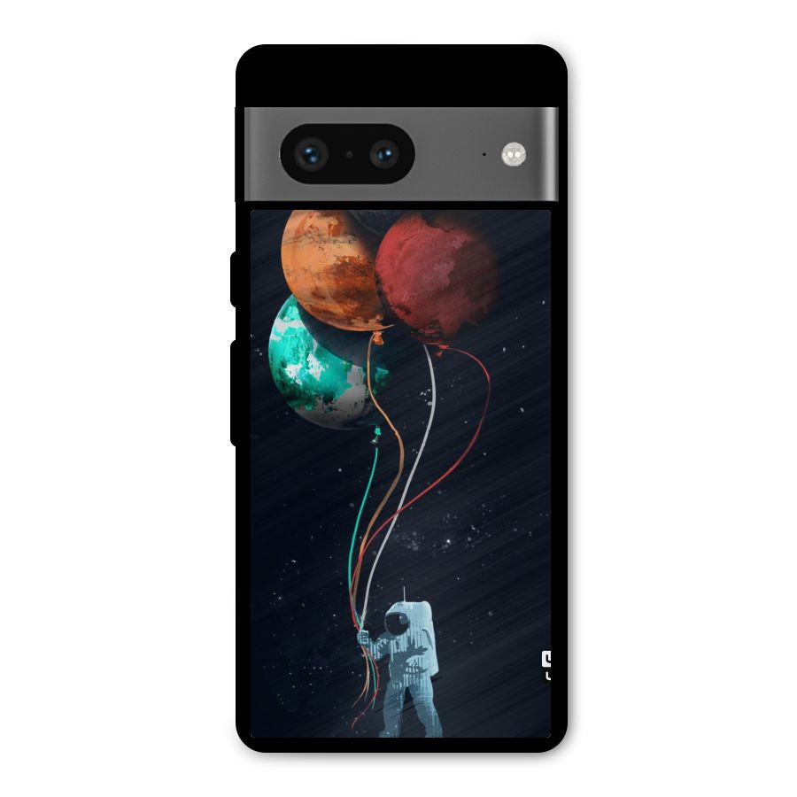 Space Balloons Metal Back Case for Google Pixel 7