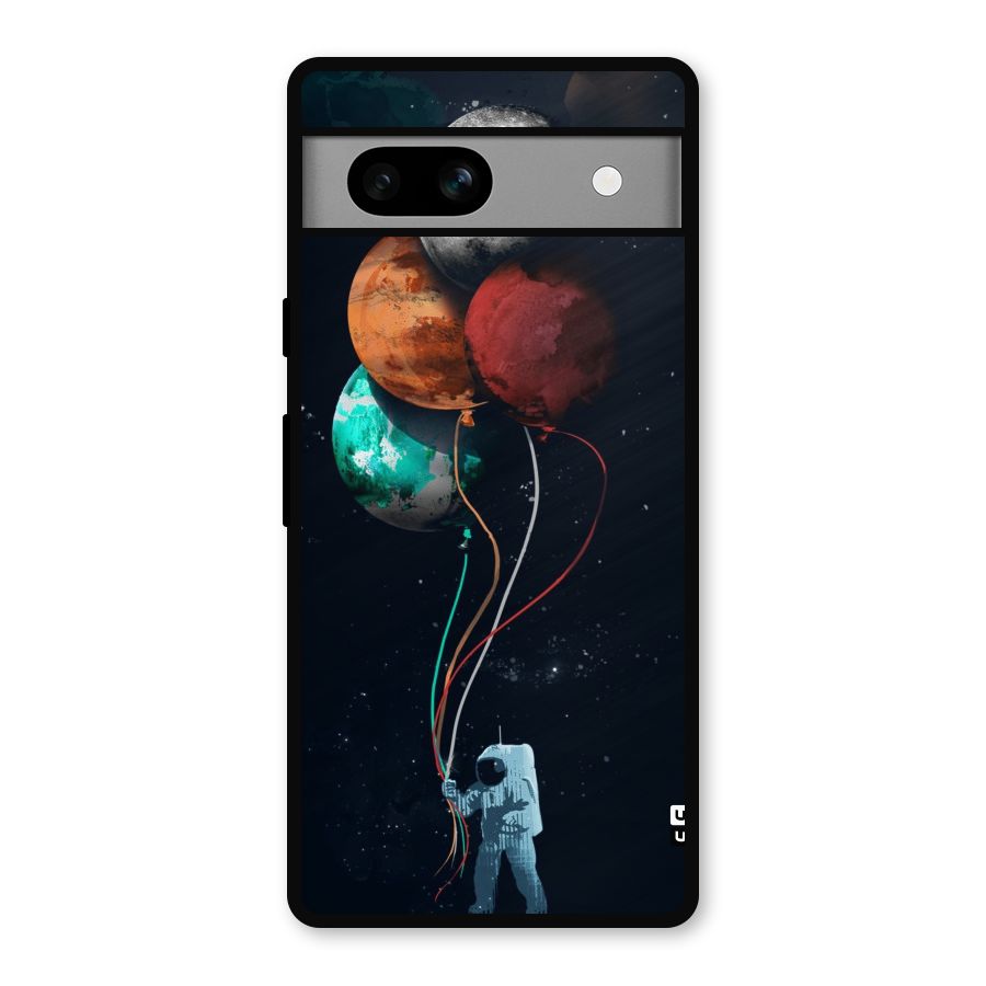 Space Balloons Metal Back Case for Google Pixel 7a