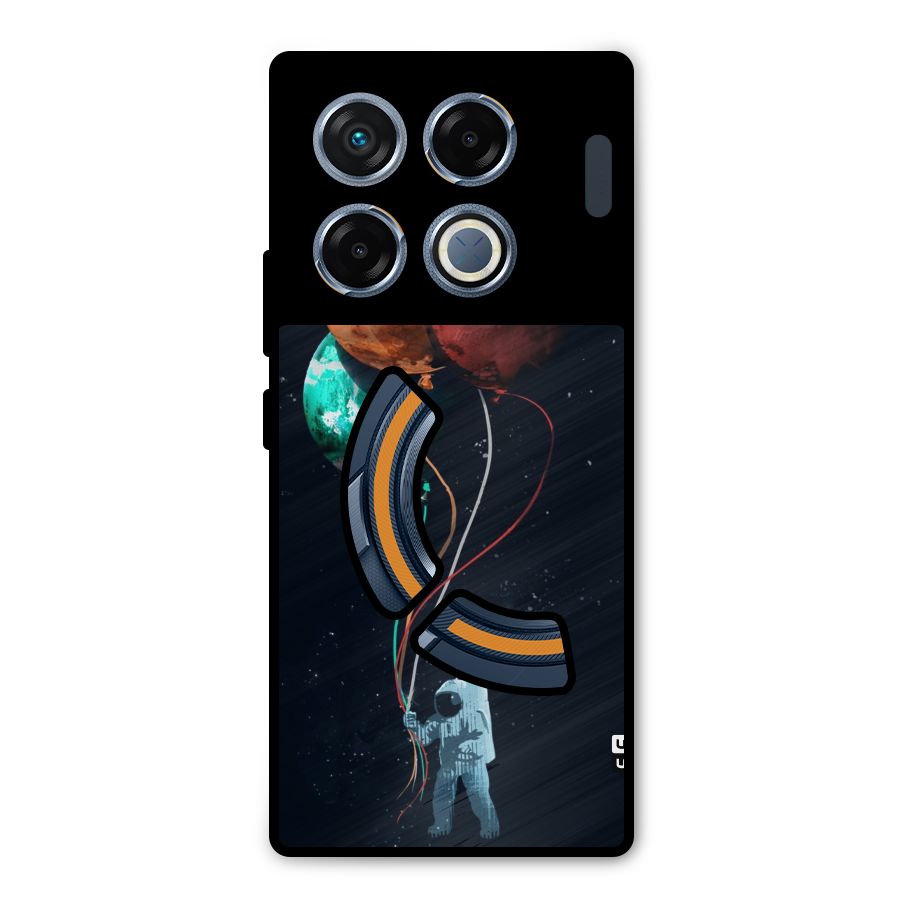 Space Balloons Metal Back Case for Infinix GT 20 Pro