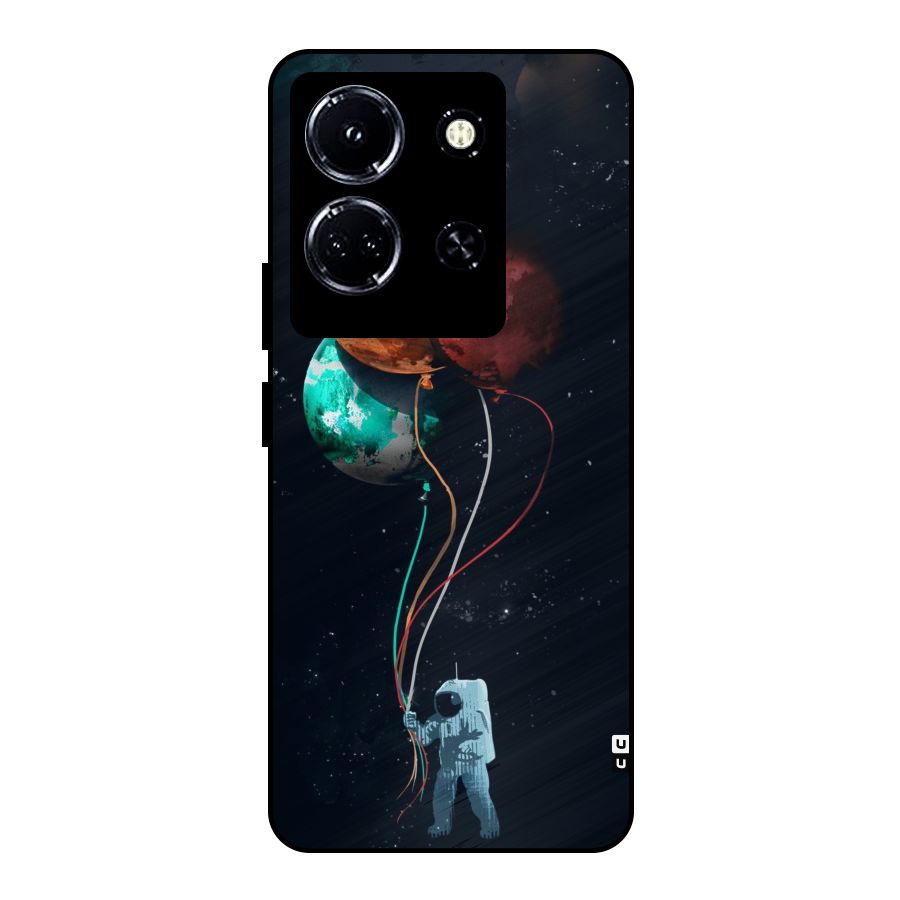 Space Balloons Metal Back Case for Infinix Note 30 5G