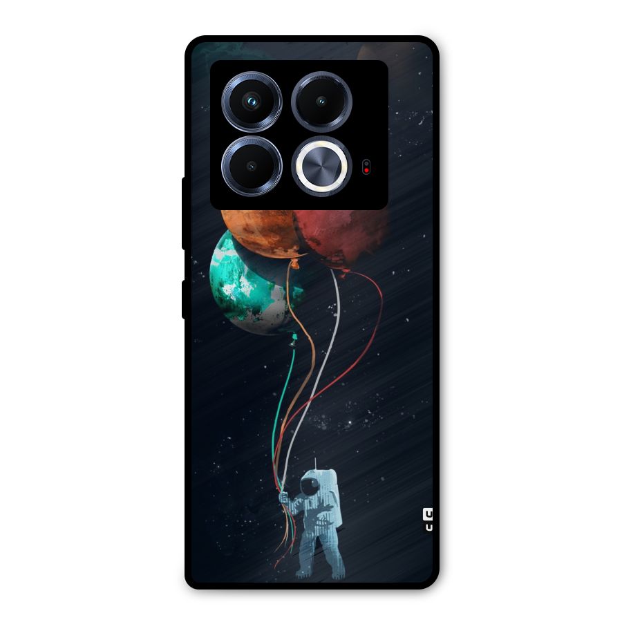 Space Balloons Metal Back Case for Infinix Note 40 5G