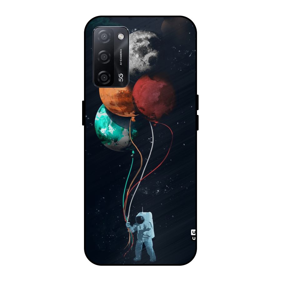 Space Balloons Metal Back Case for Oppo A53s 5G