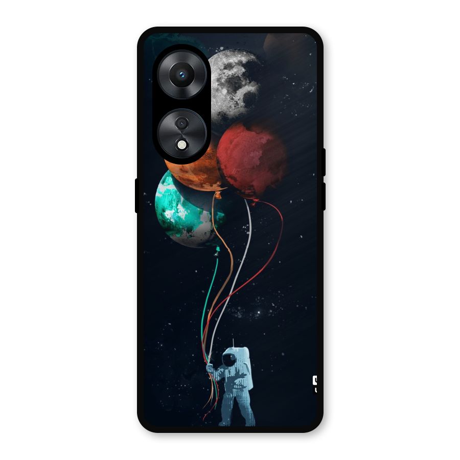 Space Balloons Metal Back Case for Oppo A78