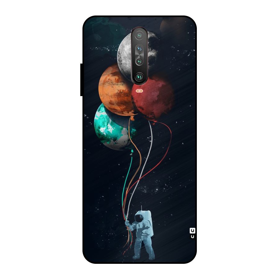 Space Balloons Metal Back Case for Poco X2