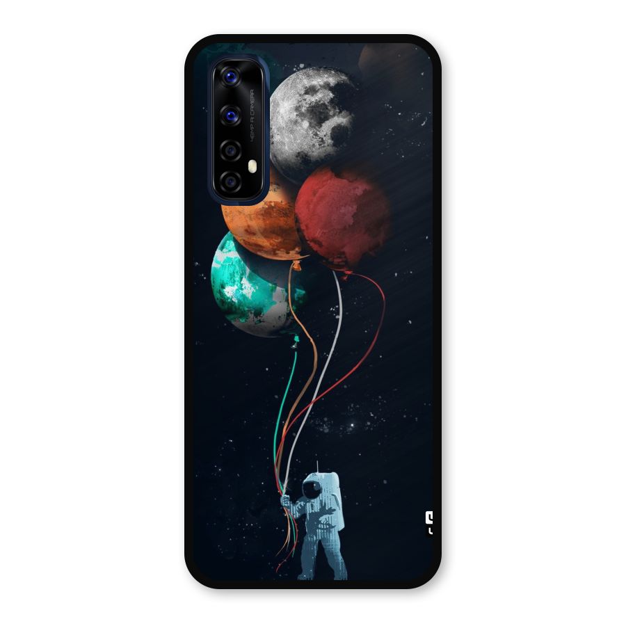 Space Balloons Metal Back Case for Realme 7
